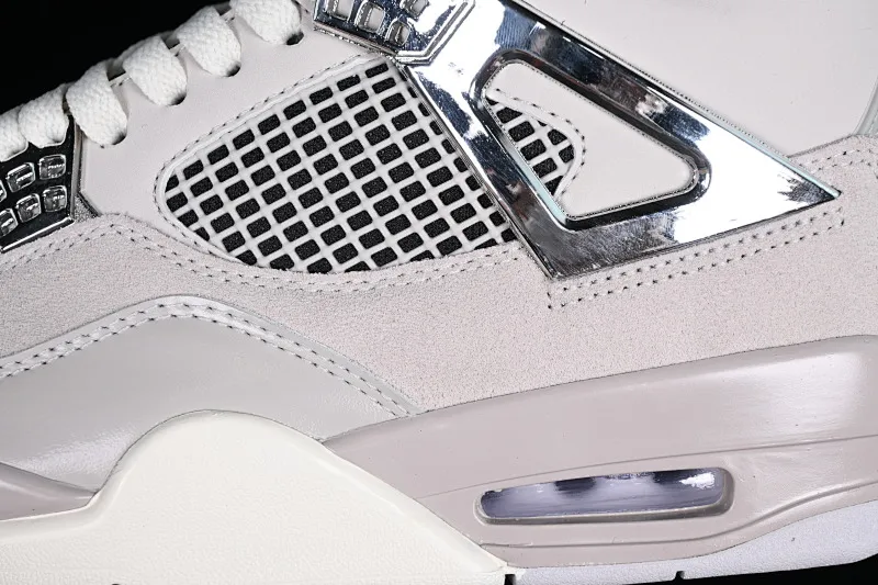 All categories Air Jordan Jordan series basketball shoes Air Jordan 4 Air Jordan 4 Retro "Frozen Moments" AJ4 Joe 4 electroplated silver AQ9129-001